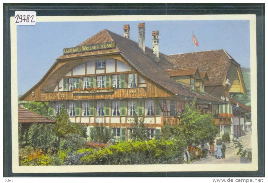 ZÄZIWIL - GASTHOF ZUM WEISSEN RÖSSLI  - TB - Zäziwil