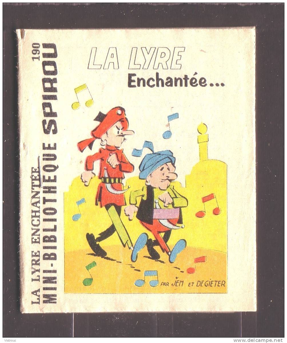 Mini-récit N° 190 - "La Lyre Enchantée" - Par JEM Et DEGIETER - Supplément  à Spirou - Monté. - Spirou Magazine