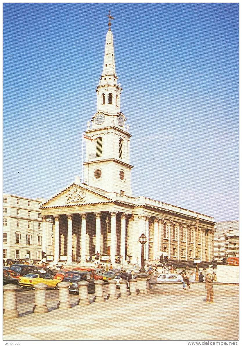 Britain United Kingdom - St. Martin-in-the-Fields, Trafalgar Square Postcard [P840] - Trafalgar Square