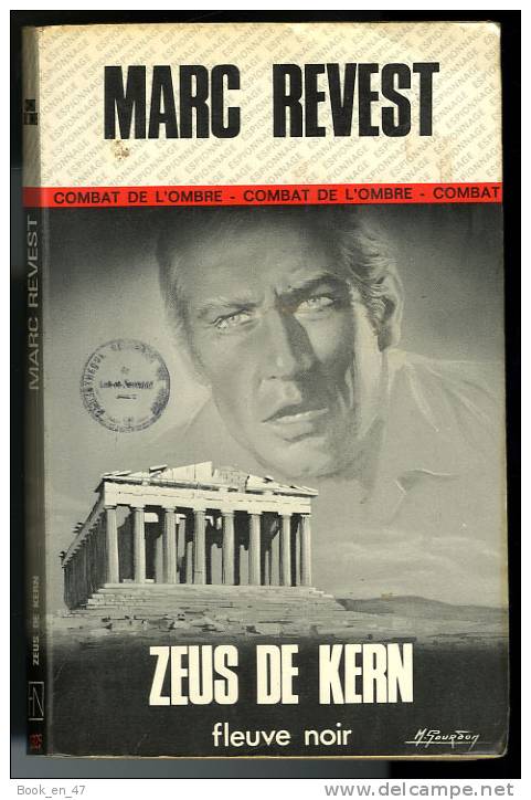 {44693} Marc Revest " Zeus De Kern " ; Espionnage N° 1325 , EO 1976 . Gourdon    " En Baisse " - Fleuve Noir