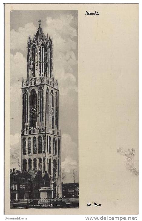 NL.- Utrecht - Domplein 9 - De Dom - Domtoren - Fotokaart - - Utrecht