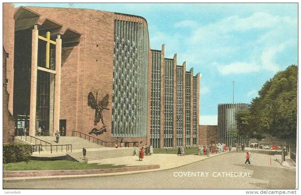 Britain United Kingdom - Coventry Cathedral 1950s Postcard [P843] - Coventry