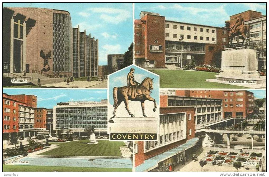 Britain United Kingdom - Coventry 1950s Postcard [P849] - Coventry