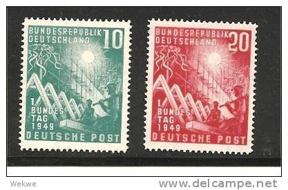 BRDMi.Nr.111-12**/ (1949) Bundestag - Ungebraucht