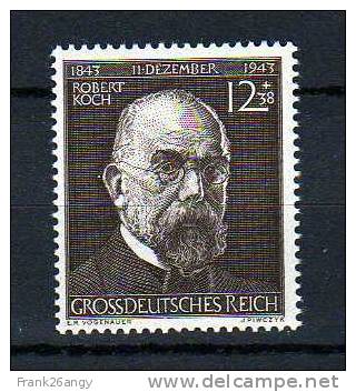 GERMANIA REICH - 1944 - Robert Koch Cat. 783 Serie Cpl. 1v. Nuovo** - Medizin