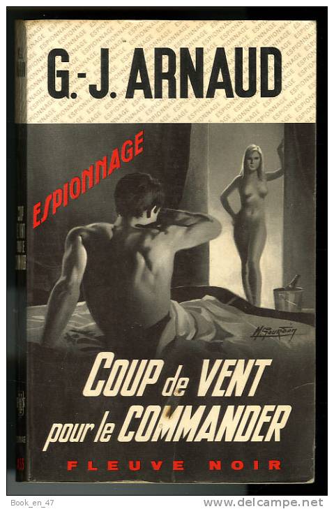 {44714} G. - J. Arnaud " Coup De Vent Pour Le Commandeur " ; Espionnage N° 855 , EO 1971 . Gourdon .  " En Baisse " - Fleuve Noir