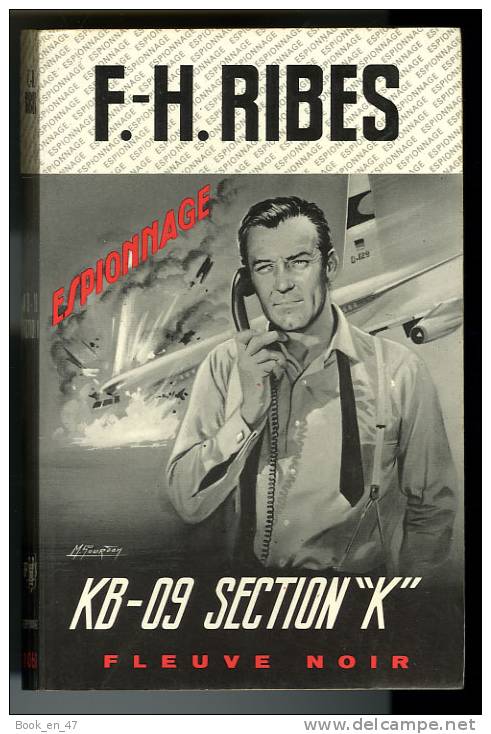 {44661} F.-H. Ribes " KB-09 Section "K" "; Espionnage N°1060. EO 1973. TBE. " En Baisse " - Fleuve Noir