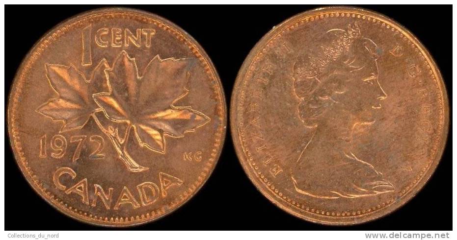 1 Cent 1972 Canada MS-60 Red/Brown - Canada