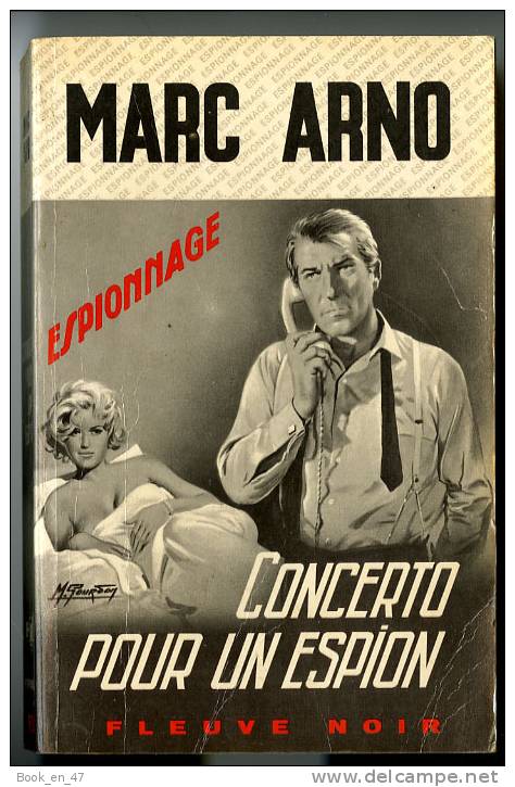 {44658} Marc Arno ; Espionnage N° 953 EO 1972  " Concerto Pour Un Espion "  " En Baisse " - Fleuve Noir