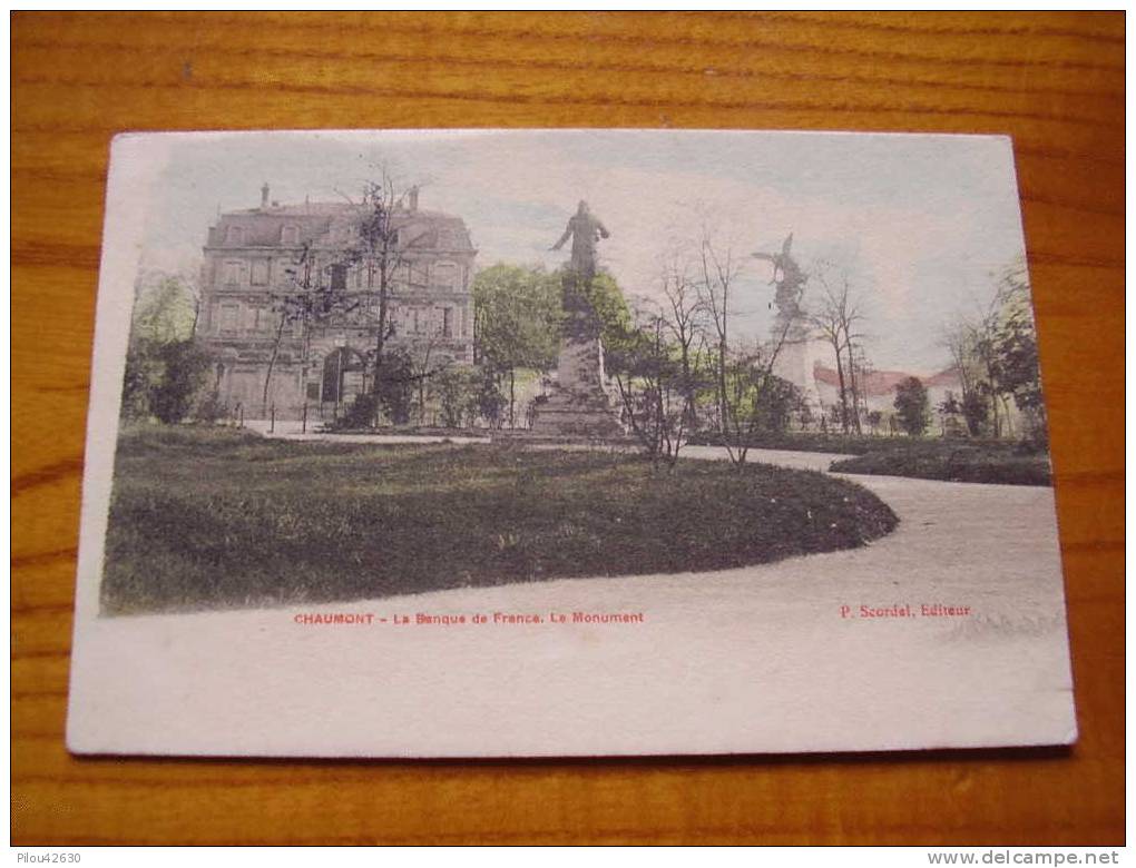 Banque De France De Chaumont Dans La Haute Marne . 1904 - Banques