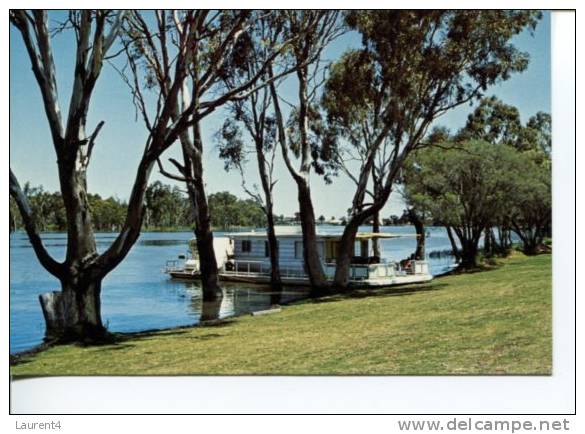 (291) - Australia, Murray River Houseboat In Renmark - "Péniche" Sur La Murray River - Embarcaciones