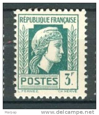 France, Yvert No 642, MNH - 1944 Gallo E Marianna Di Algeri
