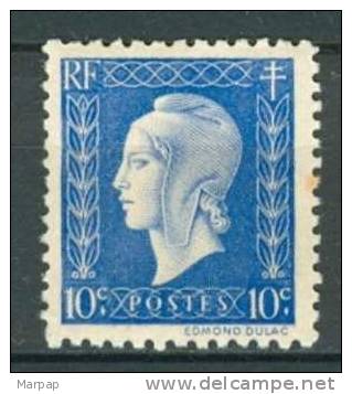 France, Yvert No 682, MNH - 1944-45 Marianne Of Dulac