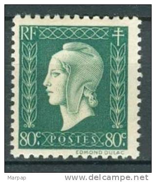 France, Yvert No 688, MNH - 1944-45 Marianne Van Dulac