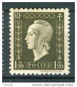 France, Yvert No 690, MNH - 1944-45 Marianne Of Dulac