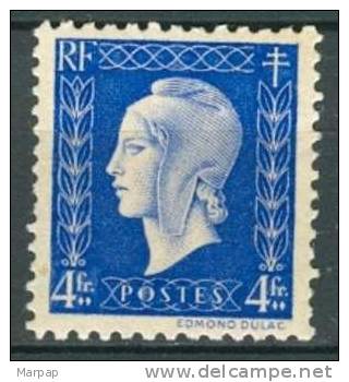 France, Yvert No 695, MNH - 1944-45 Marianne Of Dulac
