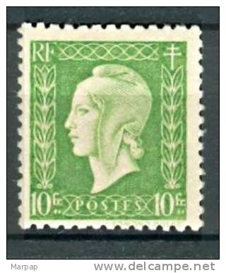 France, Yvert No 698, MLH - 1944-45 Marianne Of Dulac