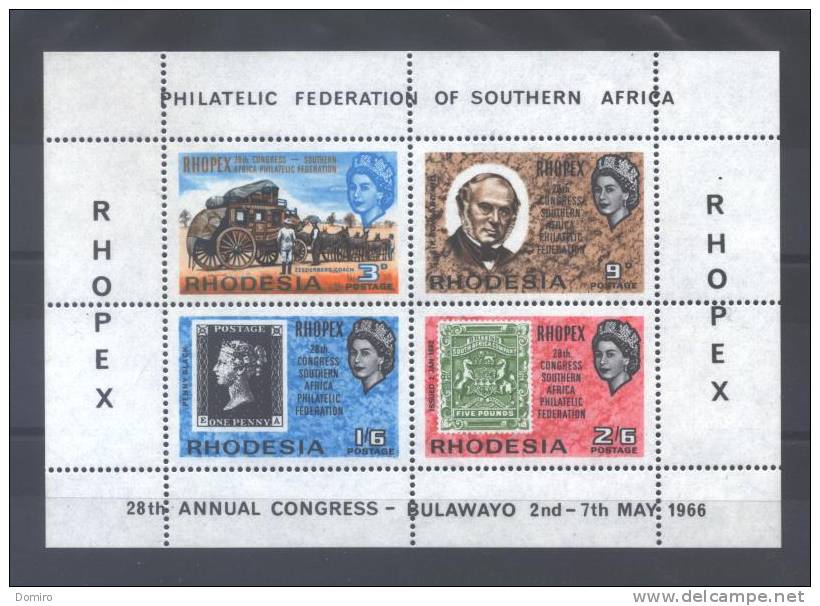 Rhodesia   Yvert/Tellier  BL 1** (MNH)   Cote Y/T : 25.00 € - Rhodesien (1964-1980)