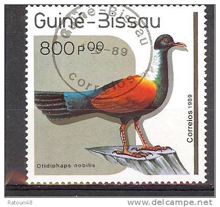 Pigeon Sculpté    - Oblitéré -Guinée Bissau - N° 512 - Y&T - Duiven En Duifachtigen