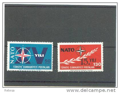 TURKIJE  15 JAAR NATO  1964 ** - Unused Stamps