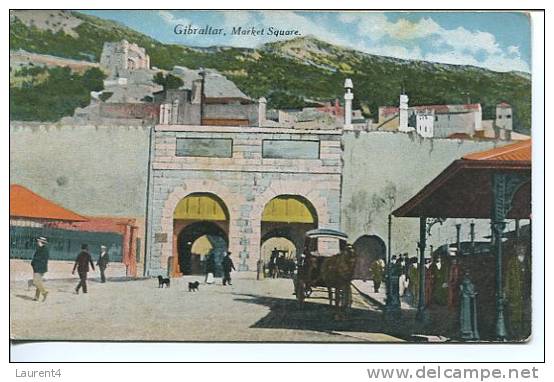 (319) - UK - Gibraltar Postcard - Marke Square - Gibraltar