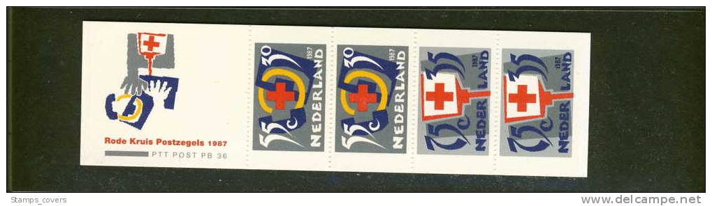 NETHERLAND MNH** MICHEL HB 37 CARNET BOOKLET RED CROSS - Postzegelboekjes En Roltandingzegels