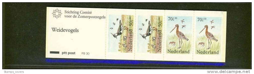 NETHERLAND MNH** MICHEL HB 31 CARNET BOOKLET BIRDS - Markenheftchen Und Rollen