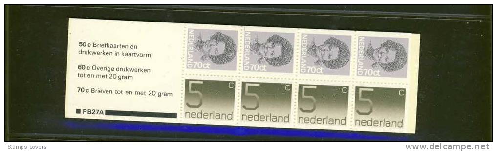 NETHERLAND MNH** MICHEL HB 28 CARNET BOOKLET - Cuadernillos