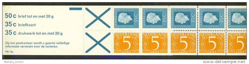 NETHERLAND MNH** MICHEL HB 19 CARNET BOOKLET - Booklets & Coils