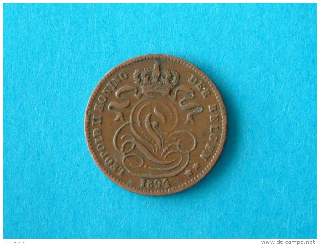 1894 VL 1 Cent ( Morin 227 - For Grade, Please See Photo ) !! - 1 Centime