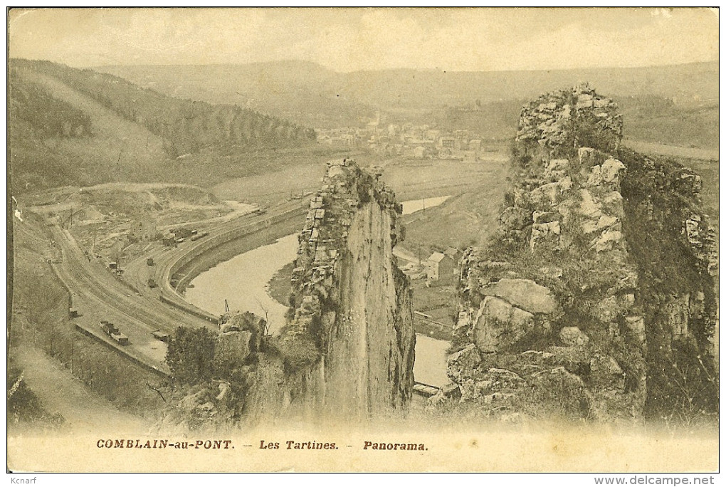 CP De COMBLAIN-au-PONT " Les Tartines - Panorama " Avec Cachet Relais De MARCOUR . - Comblain-au-Pont