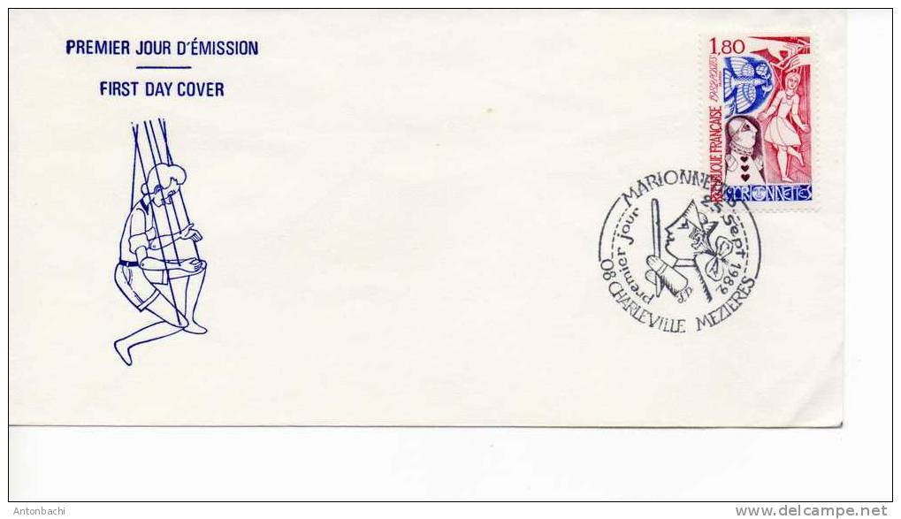 FRANCE - FDC / EPJ / SPD - 1982 - MARIONNETTE - YVERT 2235/ SCOTT 1842 - Marionnettes