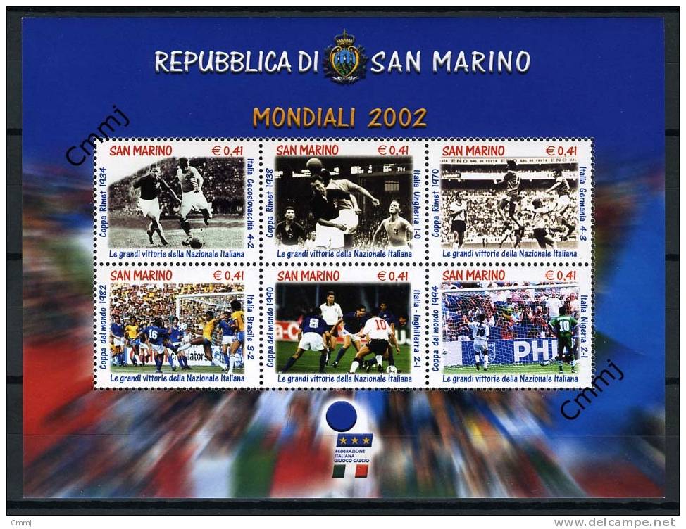 2002 - SAINT-MARIN - SAN MARINO - Sass. Block 66 - MNH - (**) - New Mint - Blocchi & Foglietti