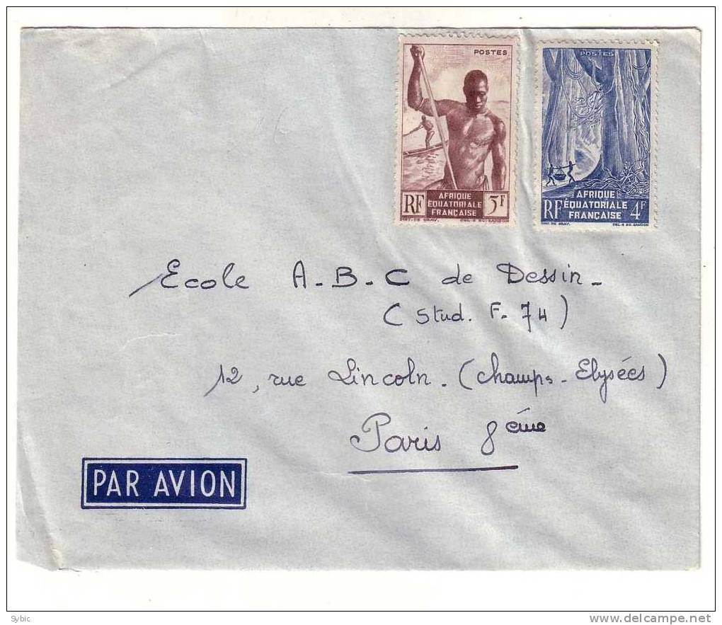 A.O.F. - Lettre  Vers La France (Paris) - Lettres & Documents