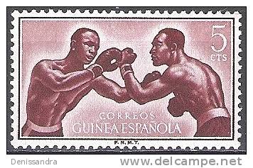 Guinea Española 1958 Michel 341 Neuf ** Cote (2005) 0.20 Euro Sports Boxe - Guinée Espagnole