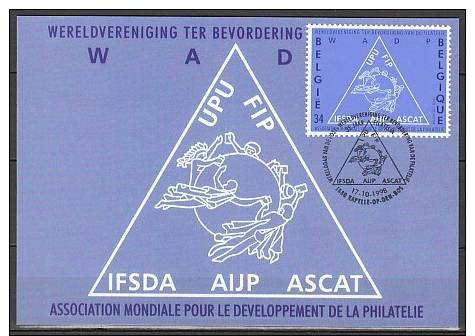 MAX-kaart  2784  "UPU, Wereldvereniging Ter Bevordering Van De Filatelie"  Cote 4,00 Euro - 1991-2000