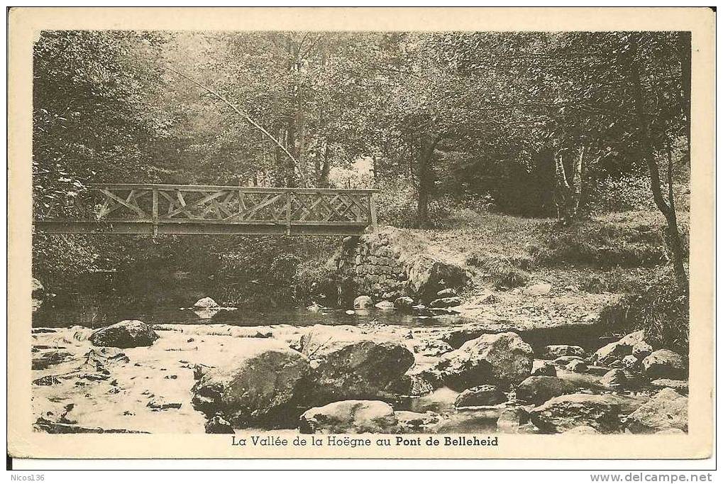 LA VALLEE DE LA HOËGNE   AU PONT DE BELLEHEID - Autres & Non Classés