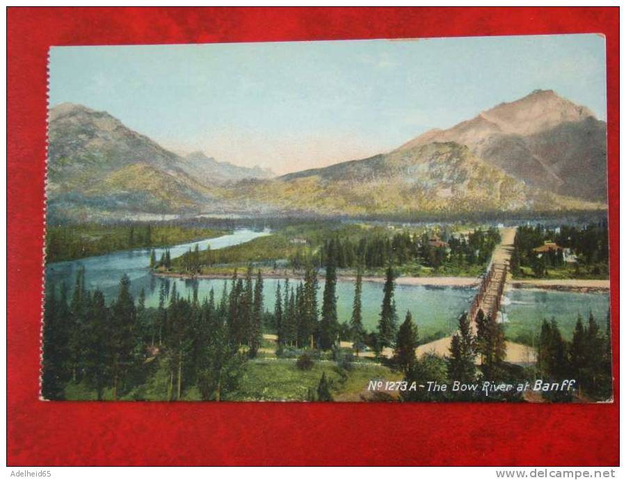 The Bow River At Banff Ca 1910 Publ Stephen Thompson - Banff