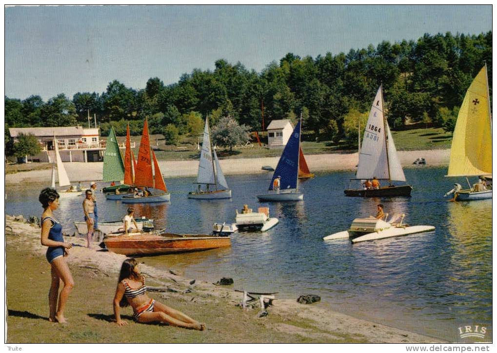 LE LAC DE VASSIVIERES  PEDALOS VOILIERS - Autres & Non Classés