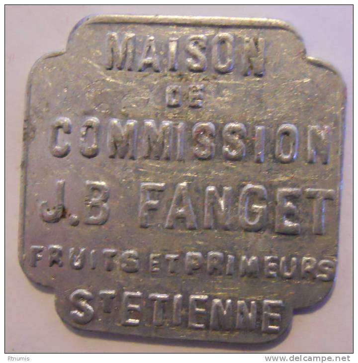 Saint-Etienne 42 Maison De Commissions J.B Franget 5 Francs Elie M.30.1 - Monétaires / De Nécessité