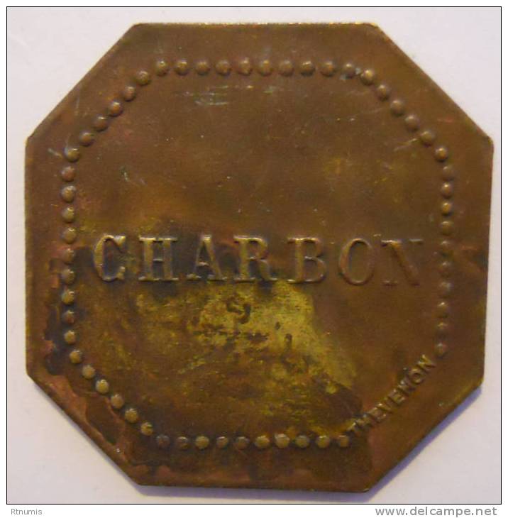 Caudry 59 Jeton Charbon - Monetary / Of Necessity