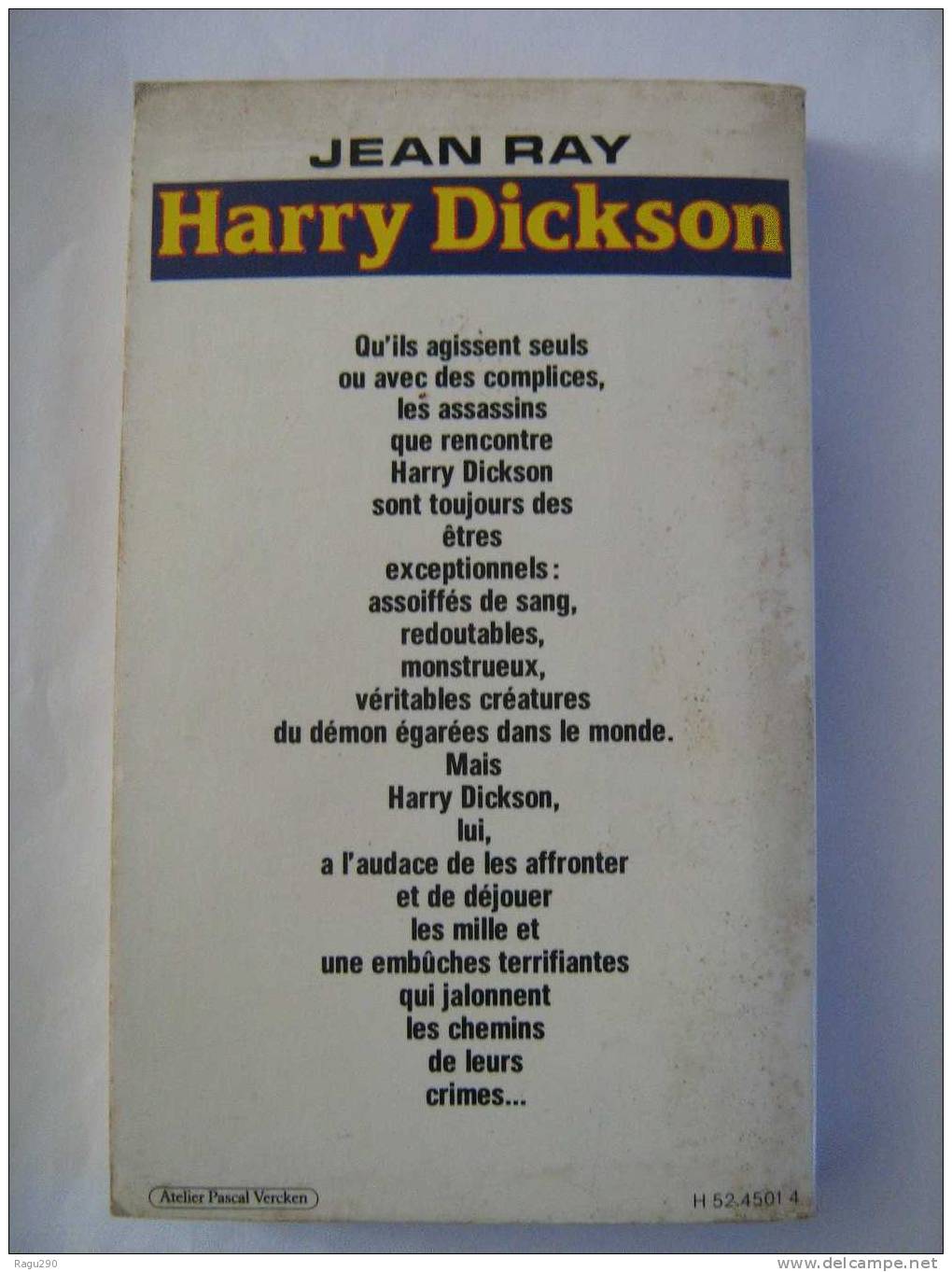 RARE HARRY DICKSON N° 2  Librairie Des Champs élysées - Champs-Elysées