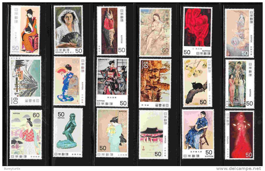 Japan 1979-83 Modern Japanese Art Issue MNH - Nuevos