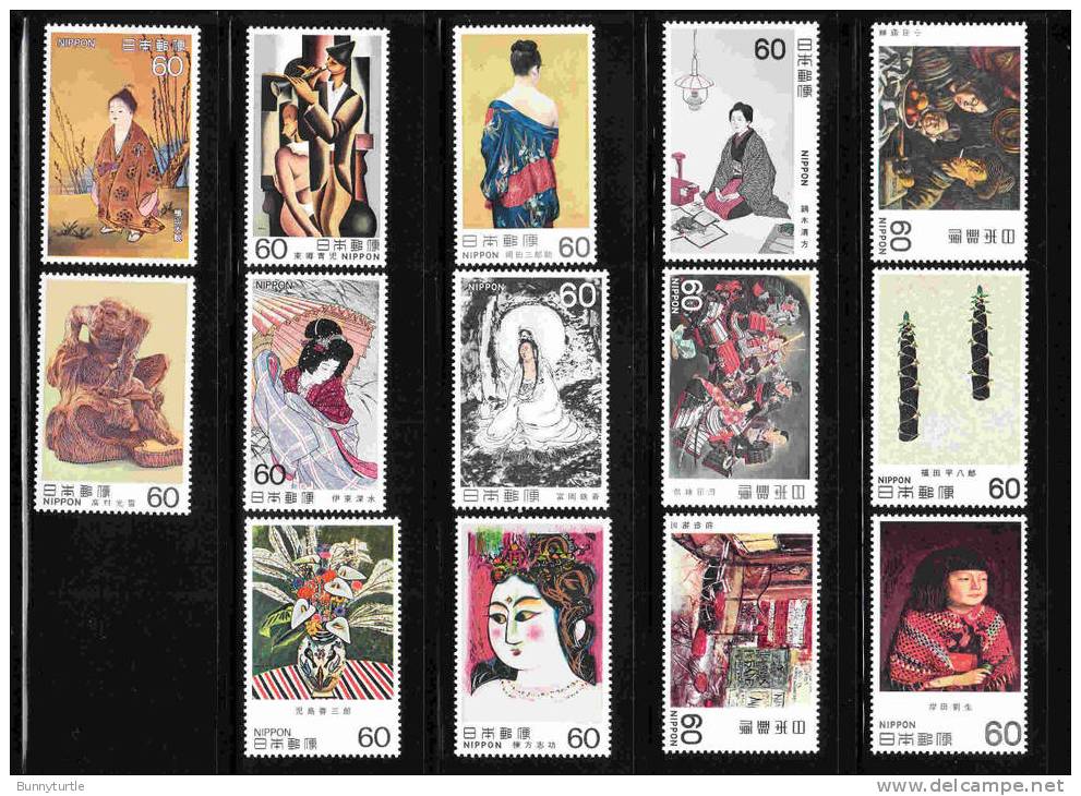 Japan 1979-83 Modern Japanese Art Issue MNH - Ungebraucht