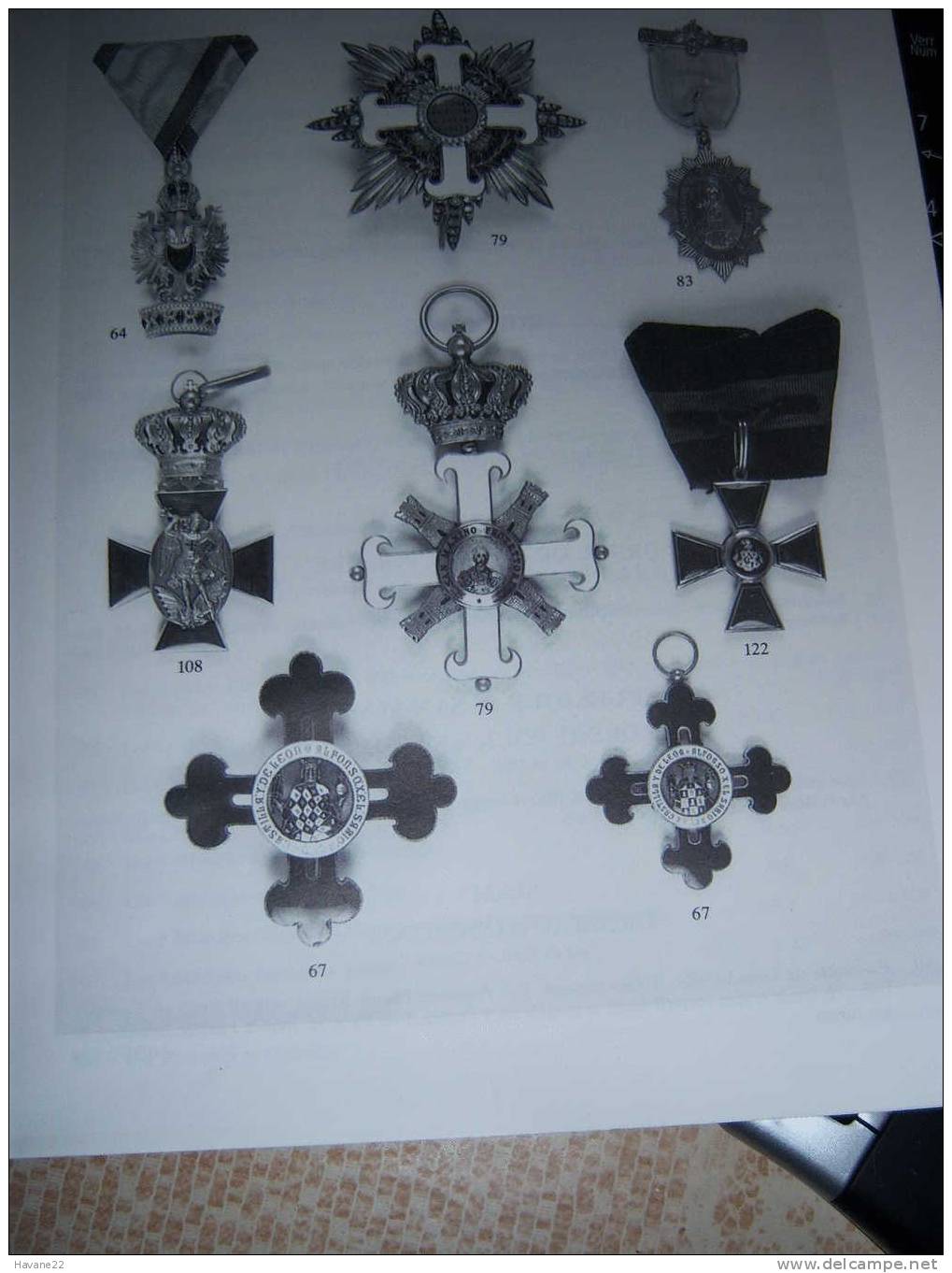 Catalogue Vente MILITARIA 1994 ORDRE DE CHEVALERIE MEDAILLES INSIGNES REGIMENTIERES - Frankrijk