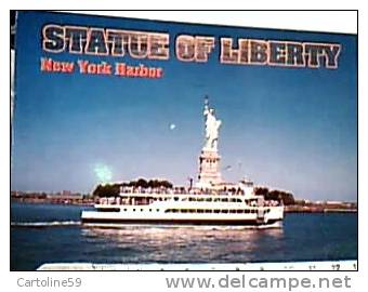 USA NEW YORK STATUA LIBERTA  STATUE E NAVE SHIPS  ISALND FERRY VB2005 CG352 - Long Island