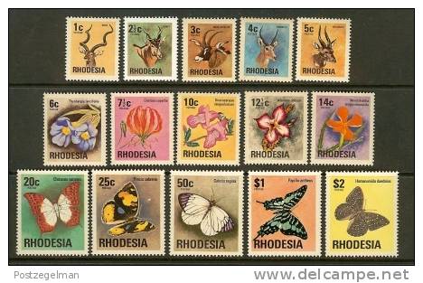 RHODESIA 1974 MNH Stamp(s) Definitives 140-154 - Rhodesië (1964-1980)