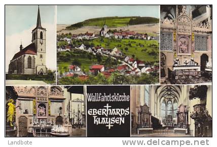 Wallfahrtskirche Eberhardsklausen (Klausen) - Karte Im Kleinen Format - - Wittlich