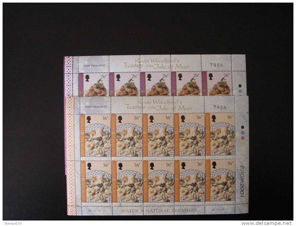 ISLE OF MAN 2001 MI 933-934   MNH **  (1012600) - Nuovi