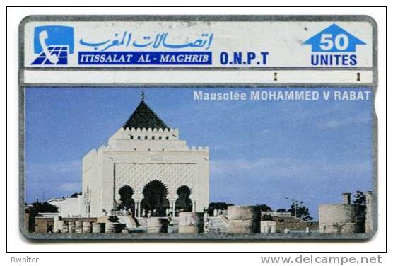 @+ Maroc - MAUSOLEE DE MOHAMMED V - 50U. (310B). 1993. - Maroc